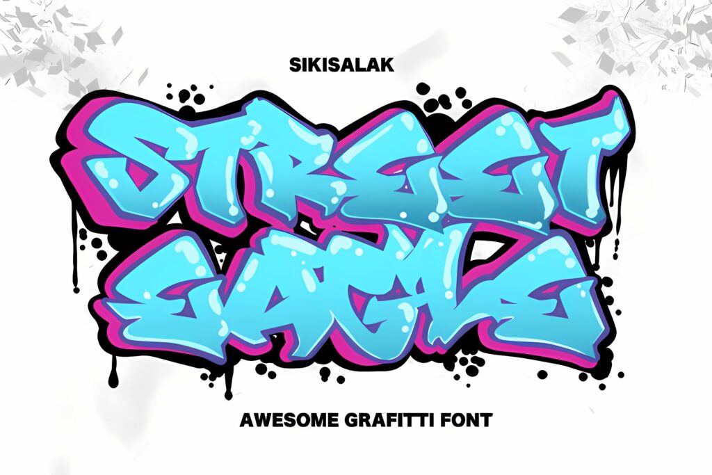 Street Eagle Graffiti Display Font - Premium Graffiti Fonts 2026