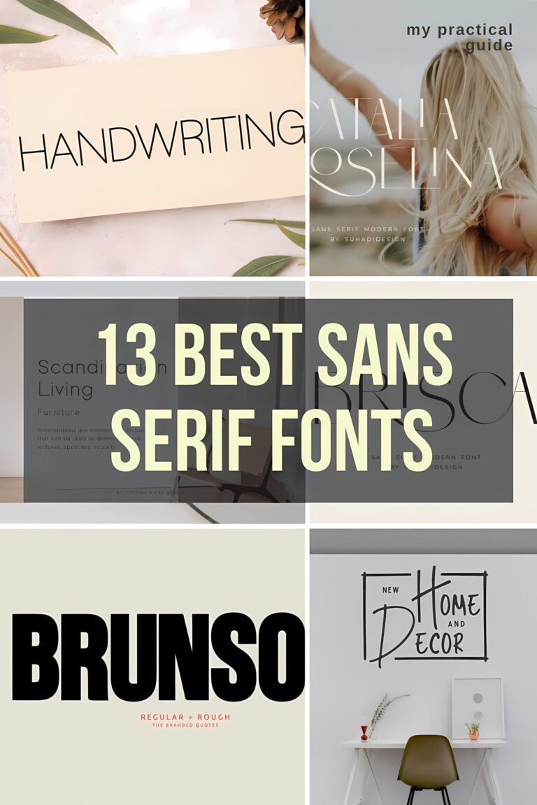 13 Best Sans Serif Fonts