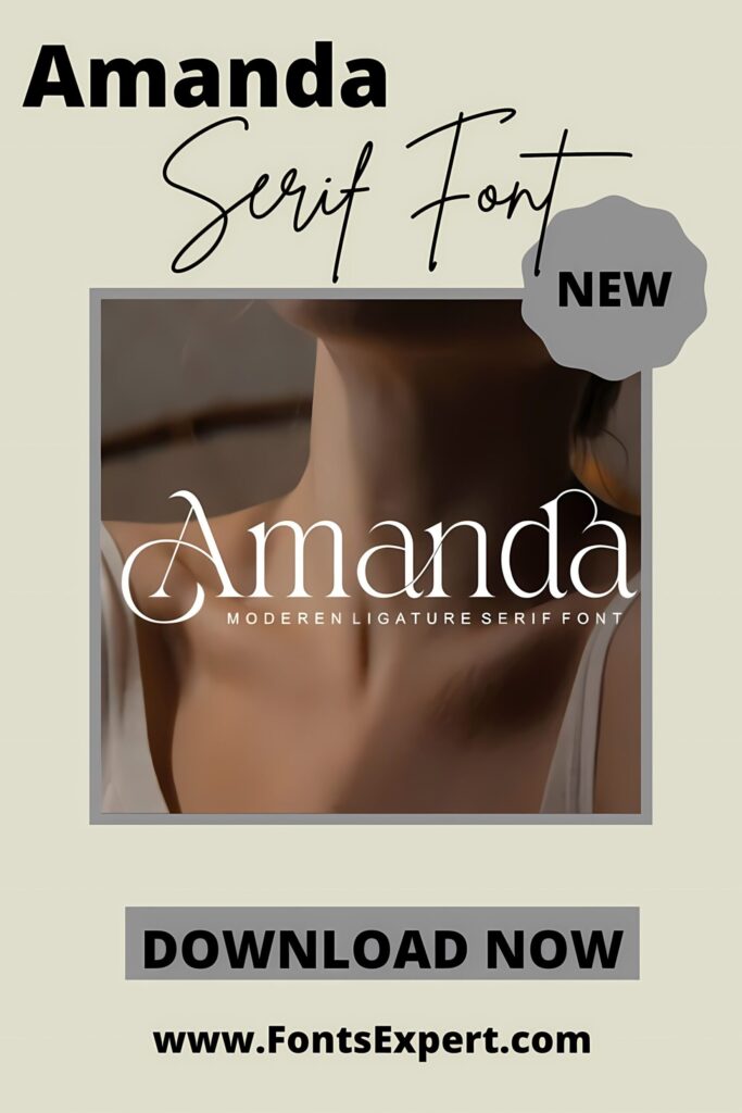 Amanda Serif Font