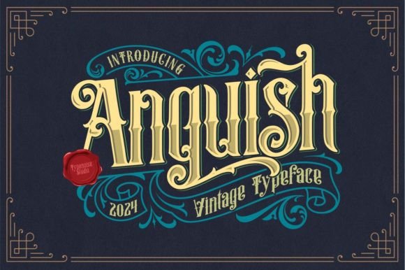 Anguish Blackletter Font