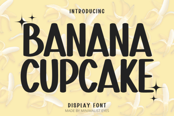 Banana Cupcake Sans Serif Font