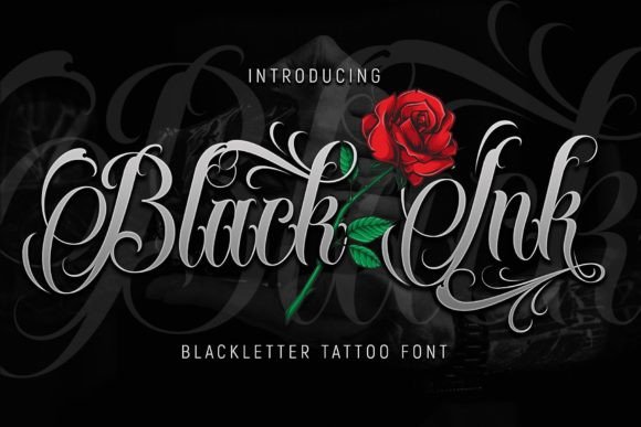 Black Ink Blackletter Font