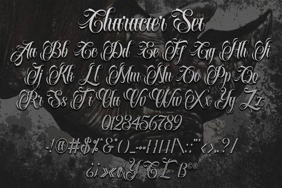 Black Ink Blackletter Font