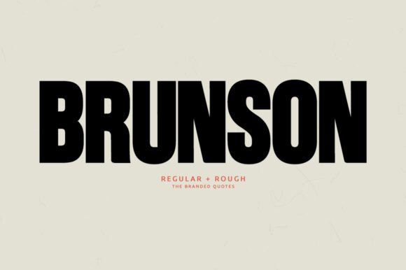 Brunson Sans Serif Font
