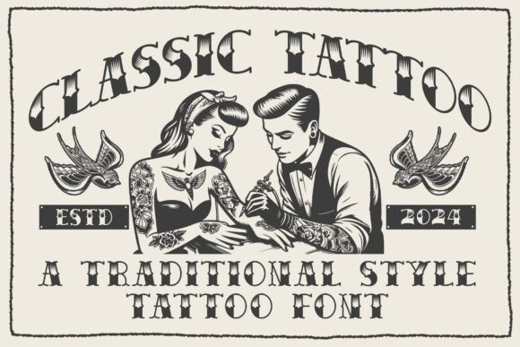 Classic Tattoo Blackletter Font