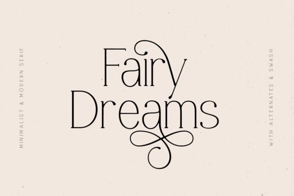 Fairy Dreams Serif Font