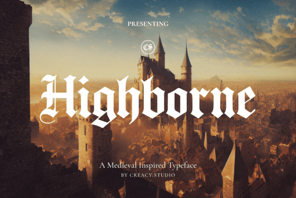 Highborne Blackletter Font