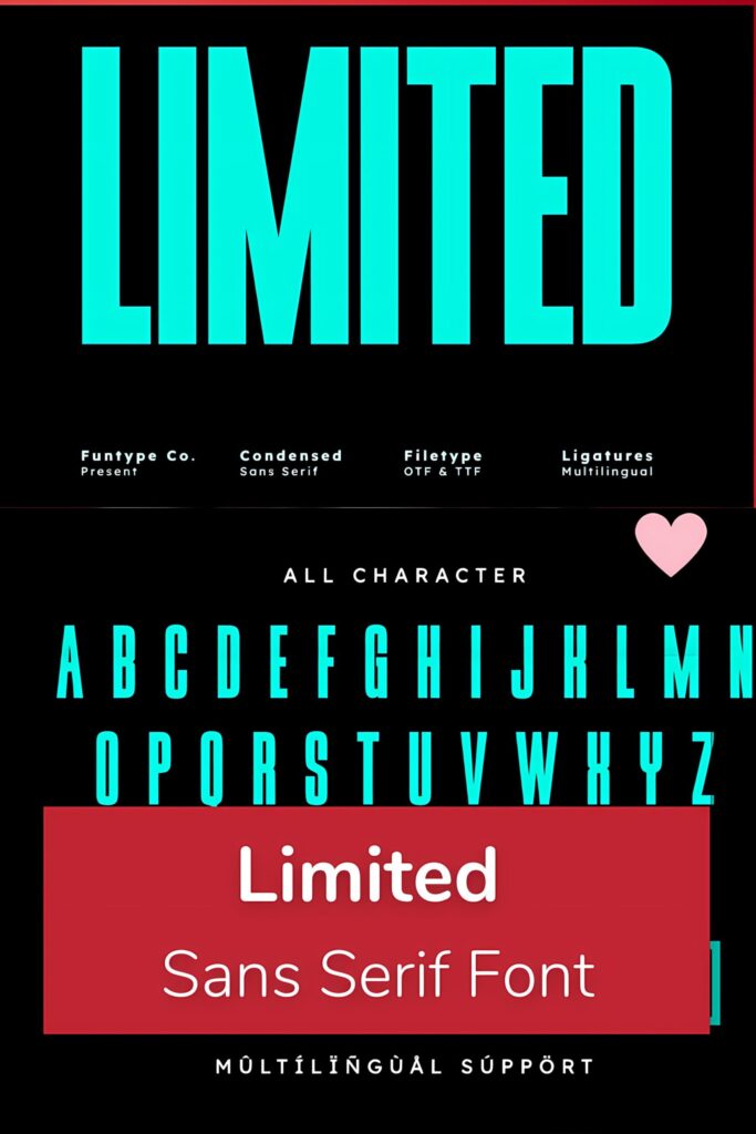 Limited Sans Serif Font