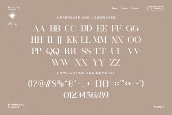 Lovely Serif Font
