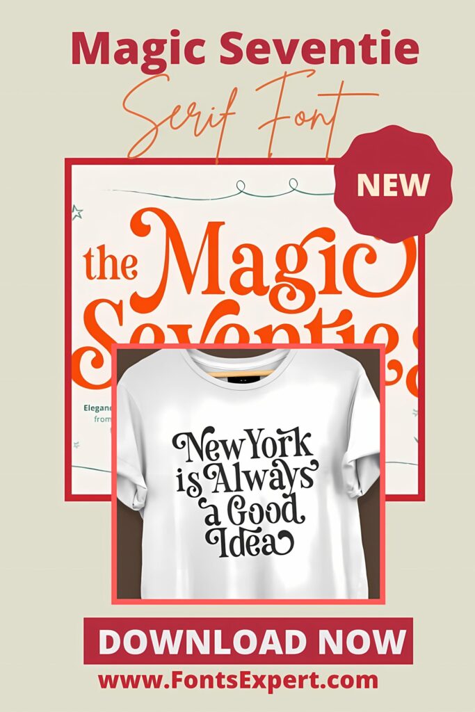 Magic Seventie Serif Font