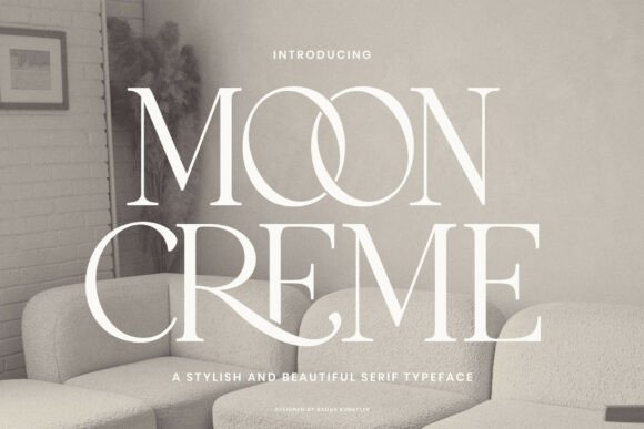 Moon Creme Serif Fonts