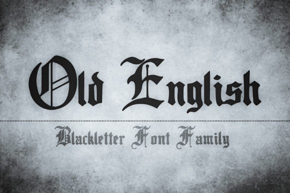Old English Blackletter Font