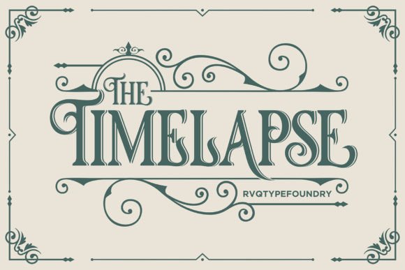 Timelapse Blackletter Font