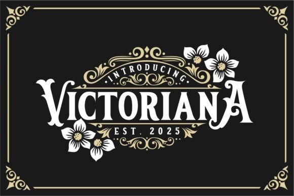  Victoriana Blackletter Font