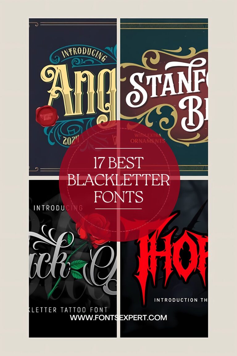 17 Best Blackletter Fonts