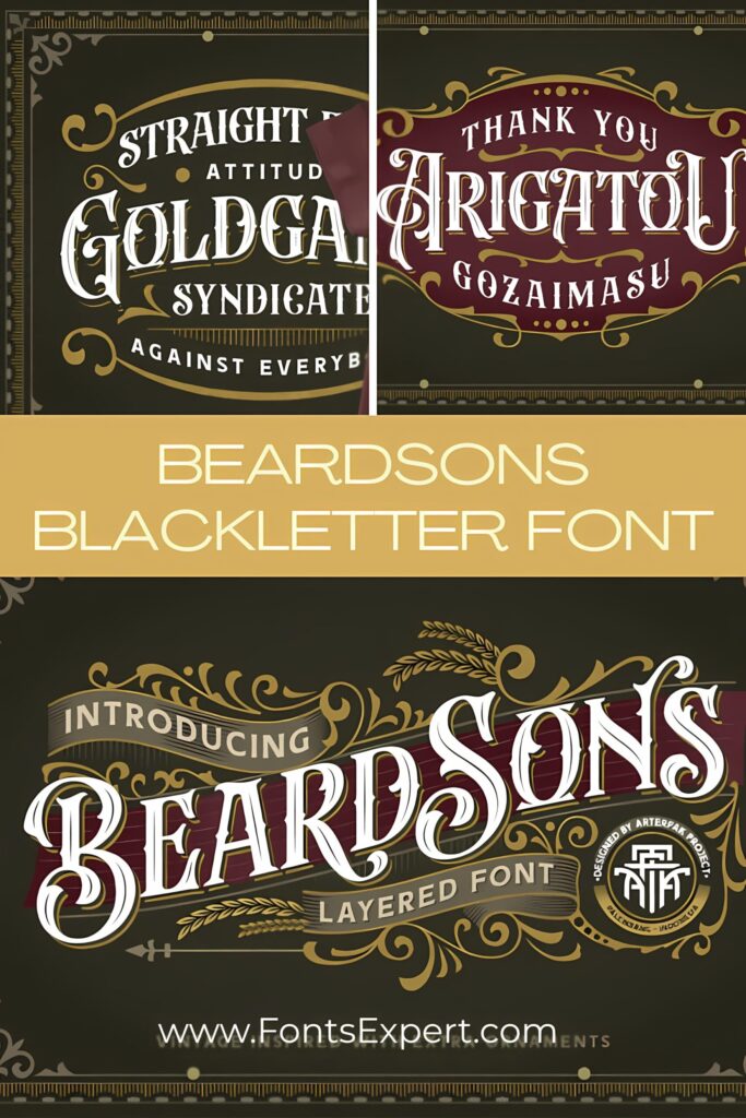 Beardsons Blackletter Font