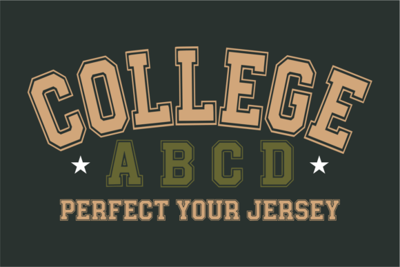 College ABCD Slab Serif Font
