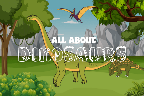 Dinosaur Decorative Font