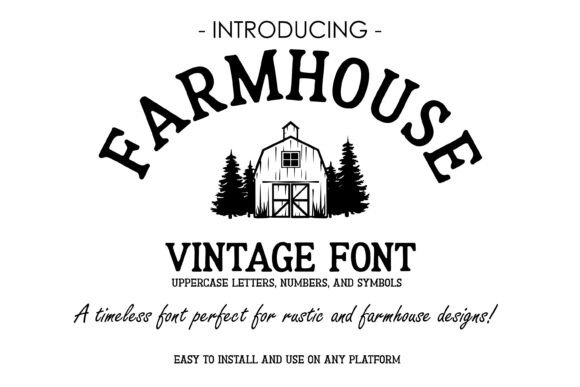 Farmhouse Vintage Slab Serif Font