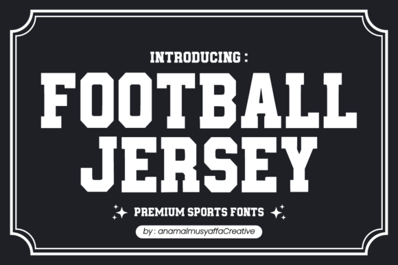 Football Jersey Slab Serif Font