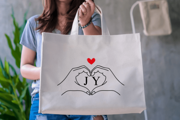 Heart Emblem Monogram Decorative Font