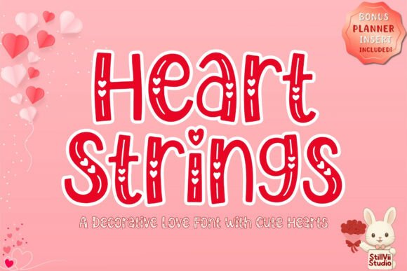 Heart Strings Decorative Font