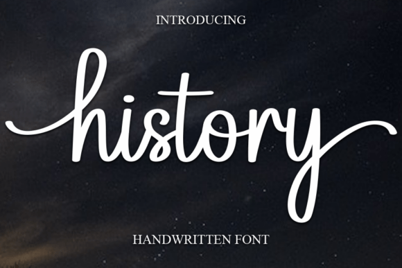 History Wedding Font