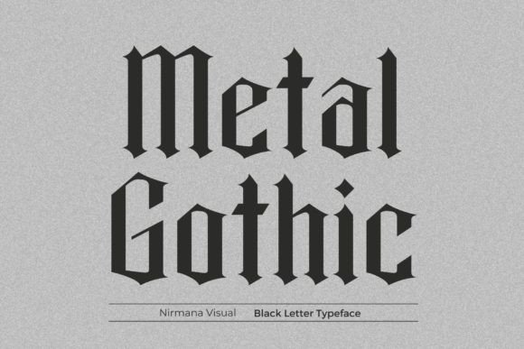 Metal Gothic Blackletter Font