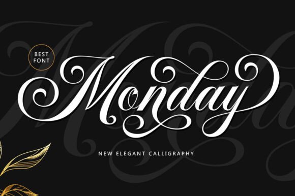 Monday Wedding Font