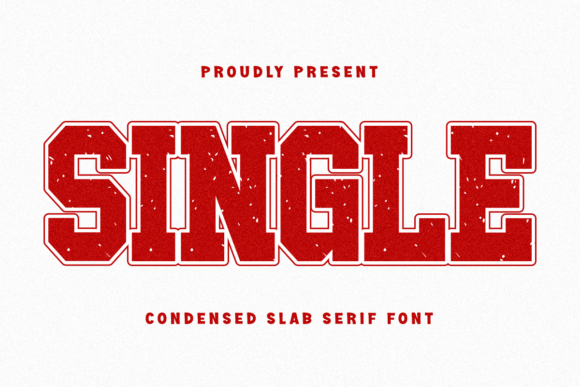 Single Slab Serif Font