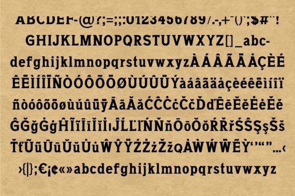 Texas Slab Serif Font