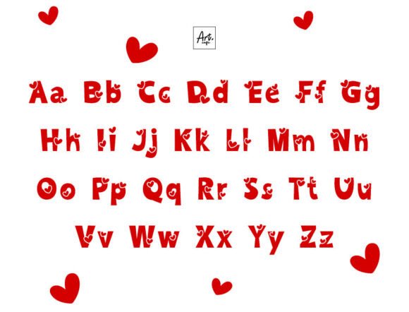 Valentine Decorative Font