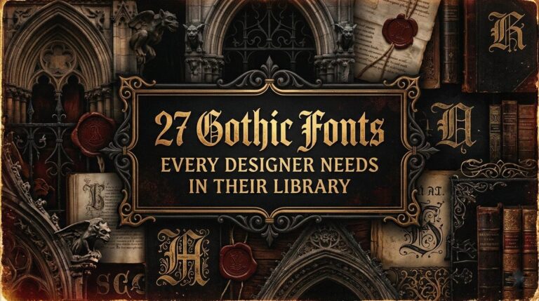 27 Gothic Fonts Every Designer Needs in Their Library