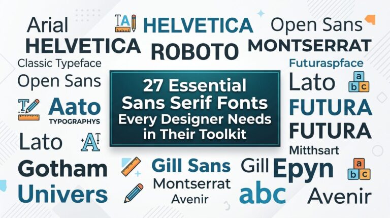 27 Essential Sans Serif Fonts