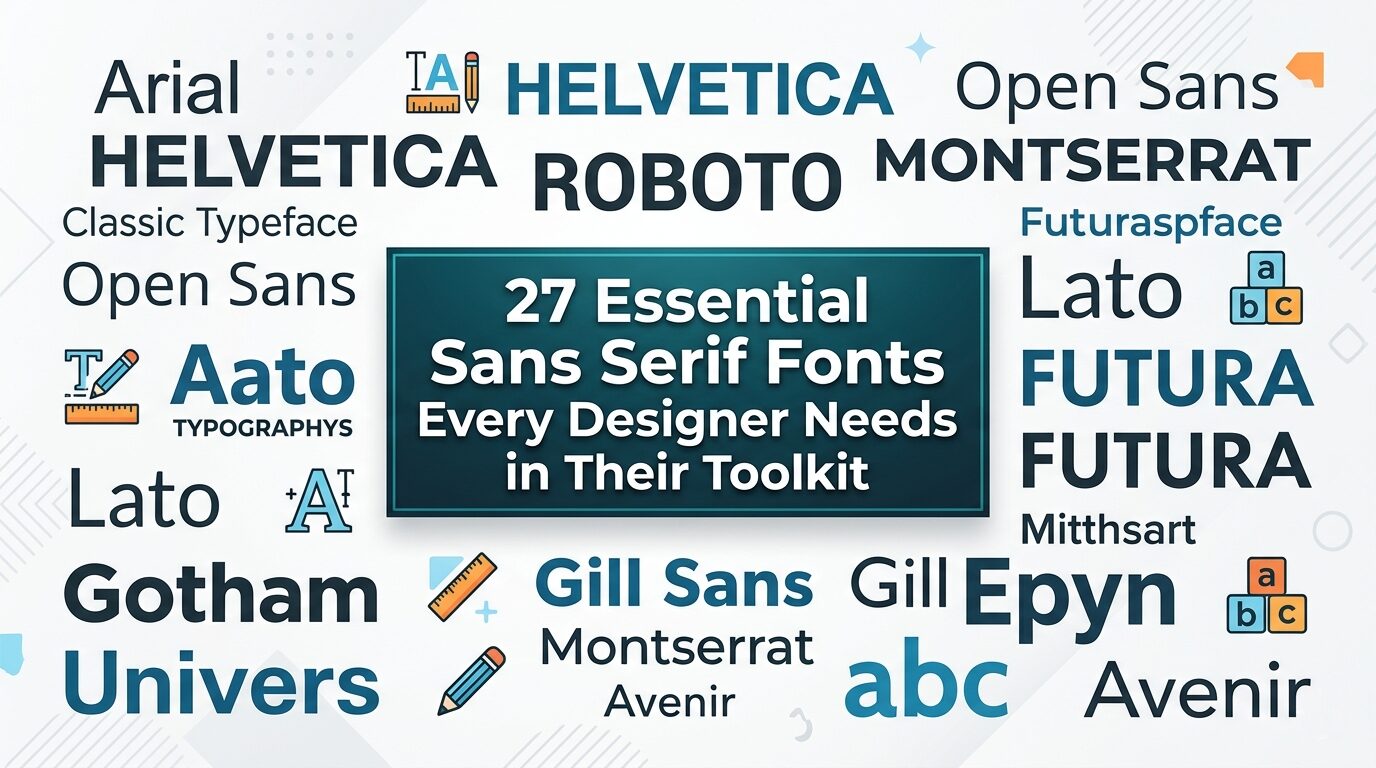 27 Essential Sans Serif Fonts
