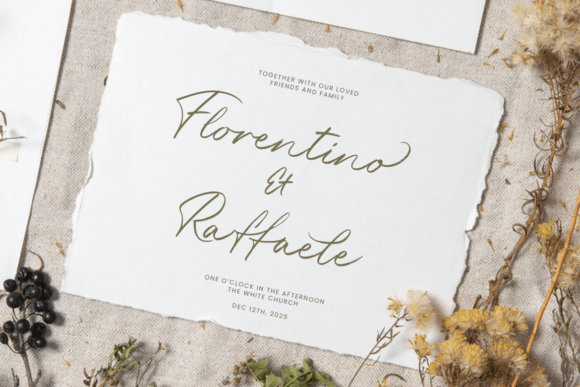 Alesandra Wedding Font