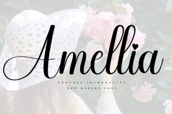 Amellia Wedding Font