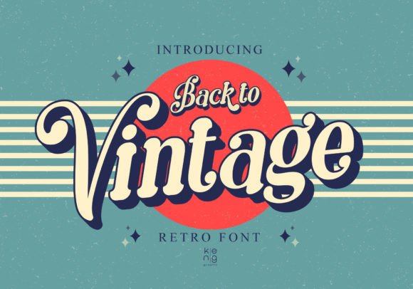 Back to Vintage Display Font
