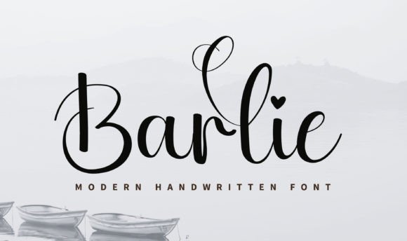 Barlie Wedding Font