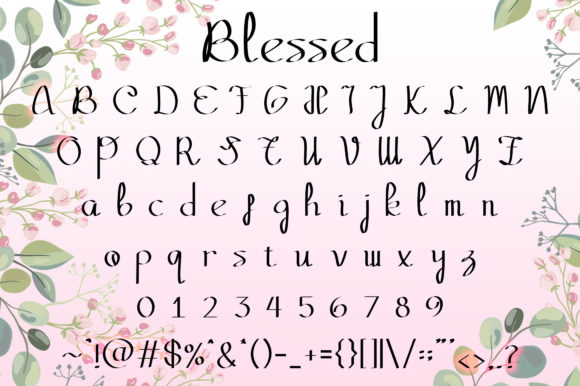 Blessed Wedding Font