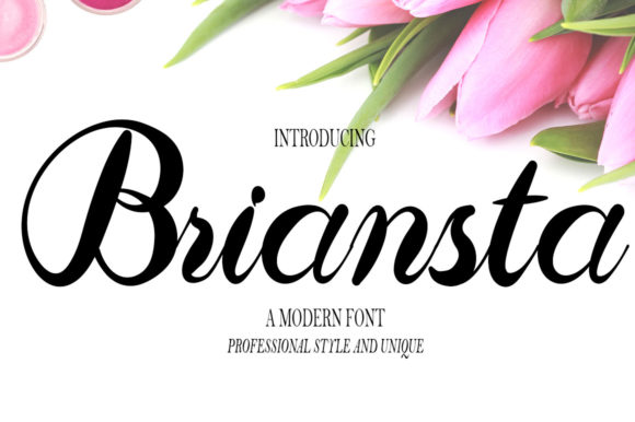 Briansta Wedding Font