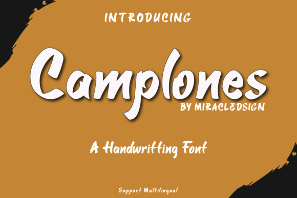 Camplones Wedding Font