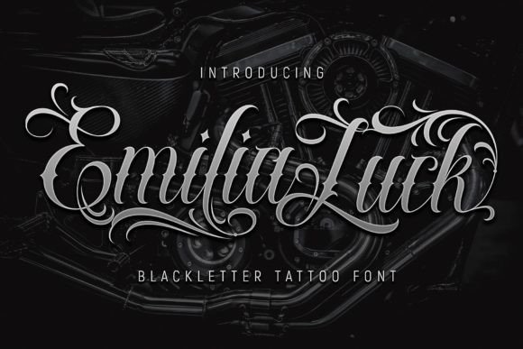 Emilia Luck Blackletter Font