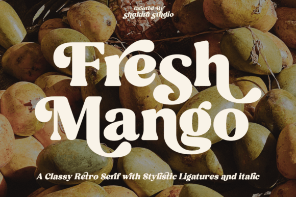 Fresh Mango Serif Font