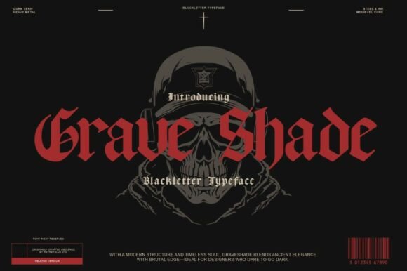 Grave Shade Blackletter Font
