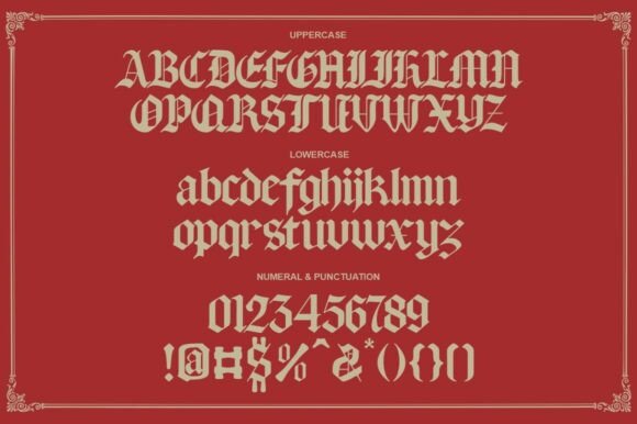 Grave Shade Blackletter Font
