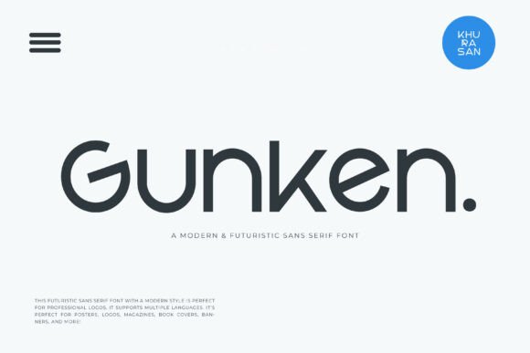 Gunken Sans Serif Font