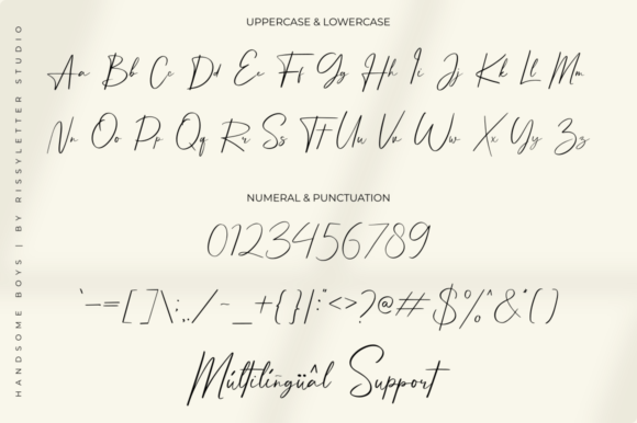 Handsome Boys Wedding Font