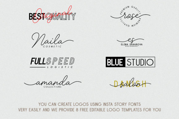 Insta Story Duo Sans Serif Font