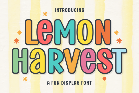 Lemon Harvest Display Font